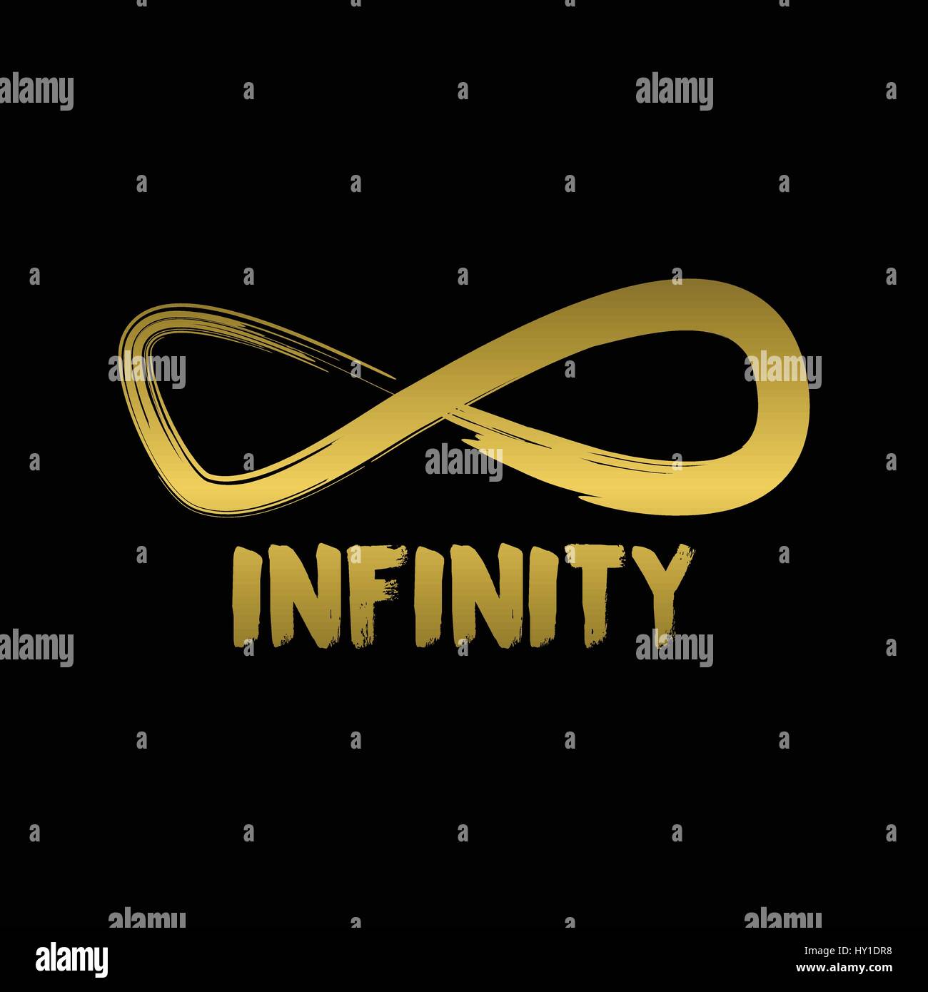 Grunge style infinity symbol Stock Vector Image & Art - Alamy