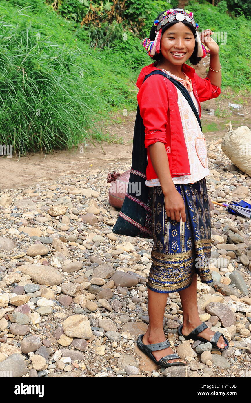 Laos tribe woman hi-res stock photography and images - Alamy