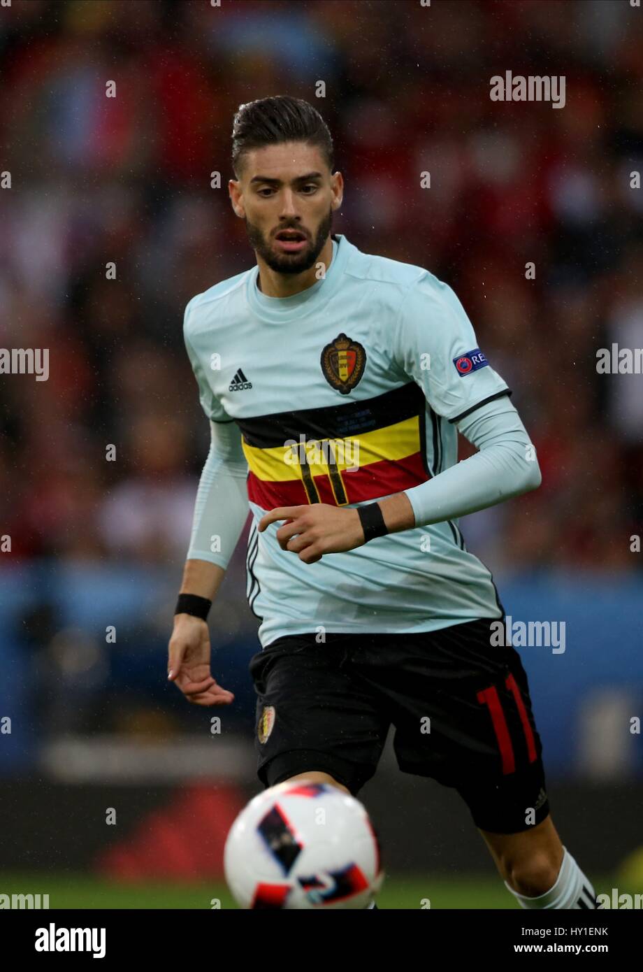YANNICK CARRASCO WALES V BELGIUM STADE PIERRE-MAUROY LILLE FRANCE 01 July 2016 Stock Photo