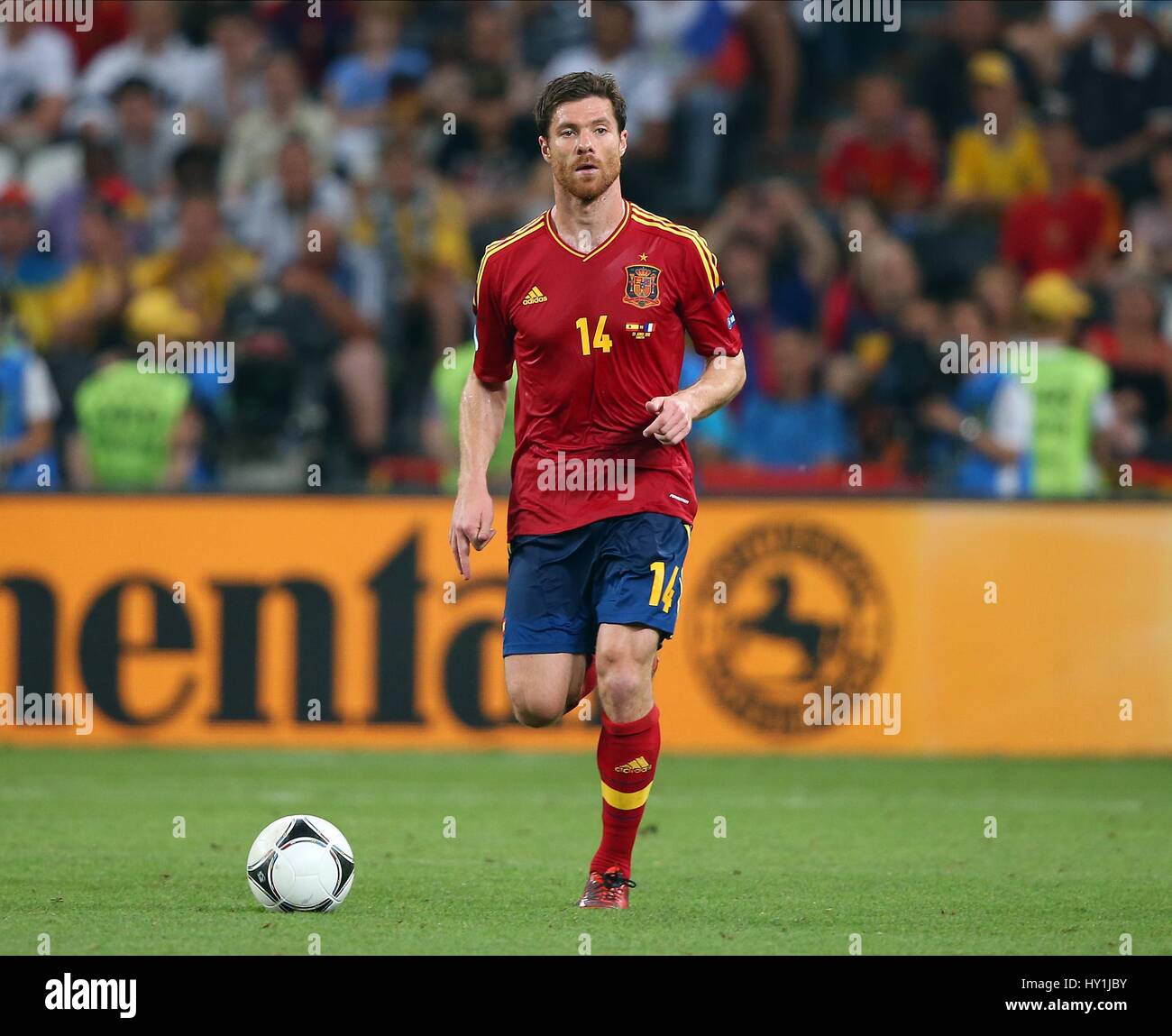 XABI ALONSO SPAIN REAL MADRID CF SPAIN & REAL MADRID CF DONBASS ARENA ...