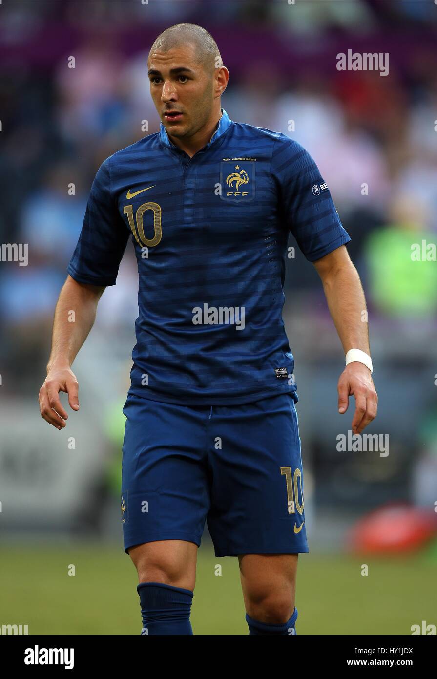 Karim Benzema France Real Madrid Cf France Real Madrid Cf Donbass Arena Donetsk Ukraine 11 June 2012 Stock Photo Alamy