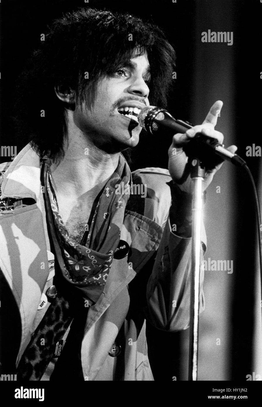 Prince The Ritz March 1981 © Gary Gershoff / MediaPunch Stock Photo - Alamy