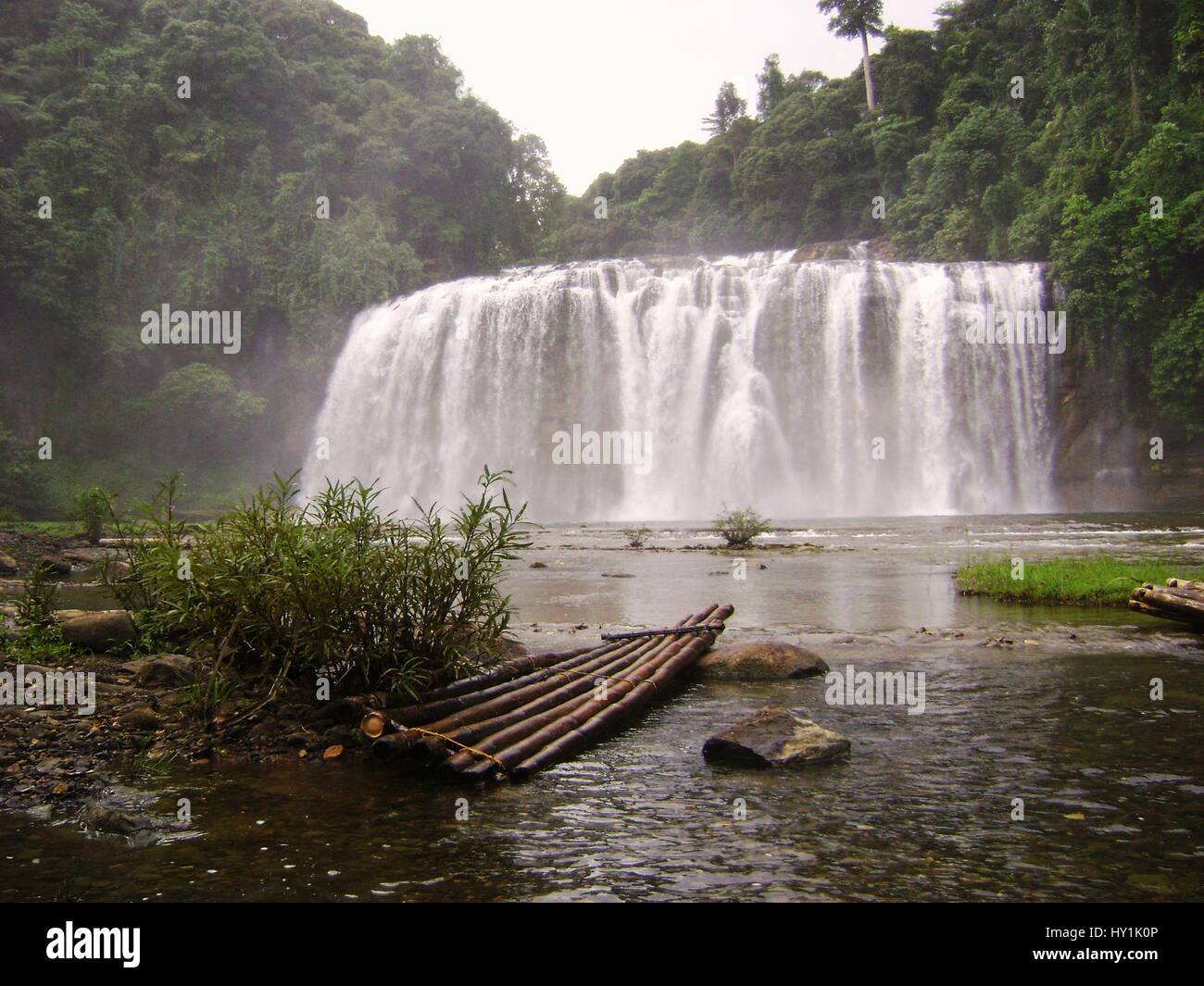 Tinuy-an Falls, Bislig, Surigao del Sur Philippines Stock Photo