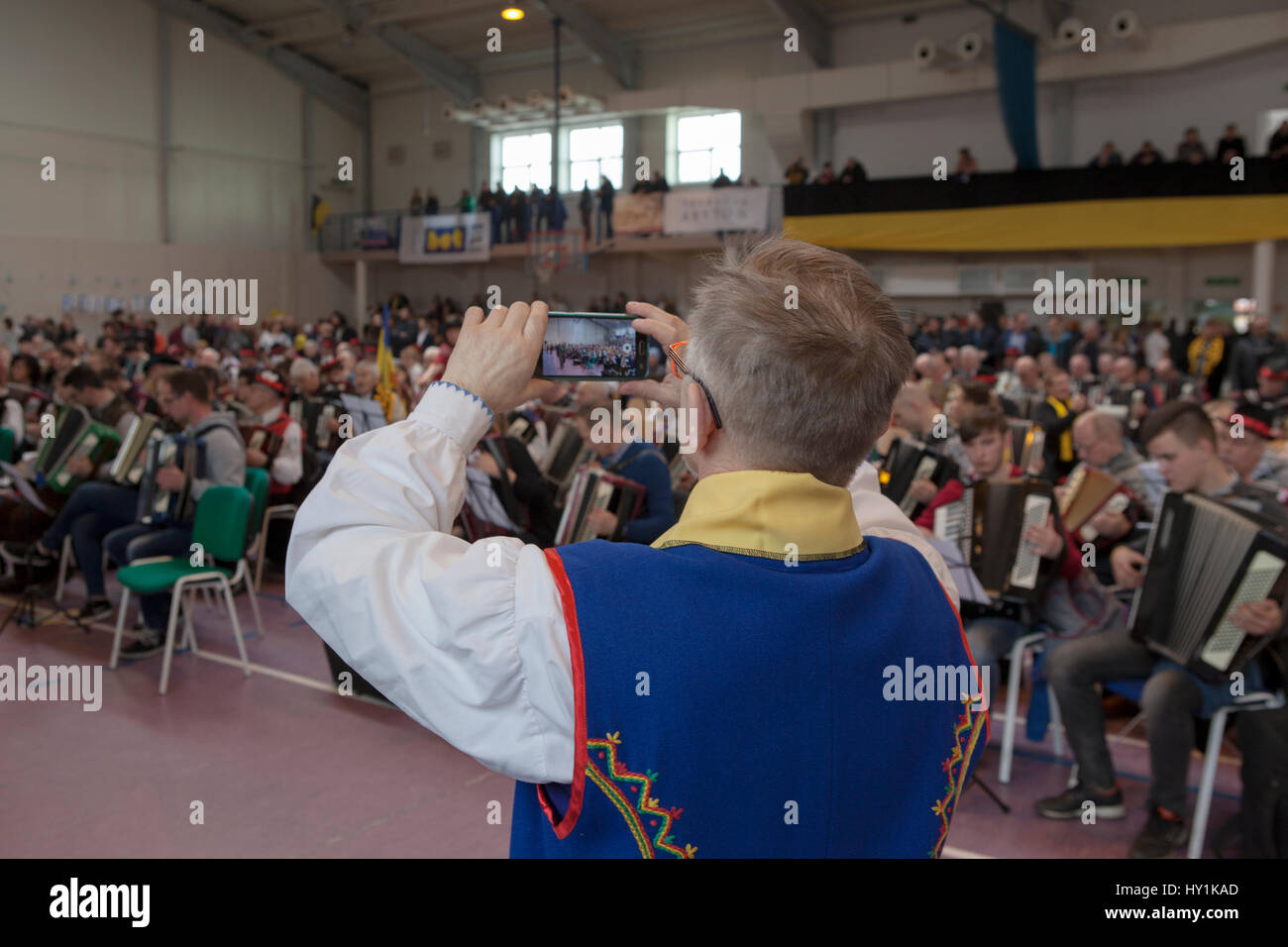 Dzień Jedności Kaszubów 2017 w Chmielno -  Day of Kashubian Unity 2017 in Chmielno Stock Photo