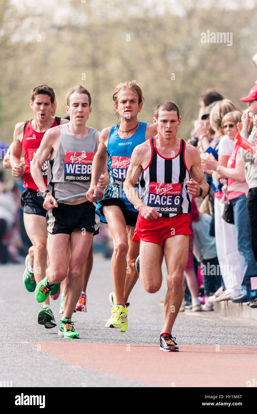 London Marathon Male Runners Stock Photo Alamy
