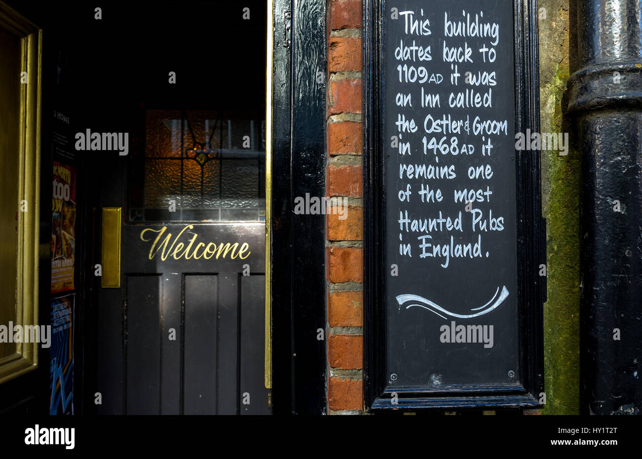 The Shakespeare Tavern pub, Durham, U.K. Stock Photo