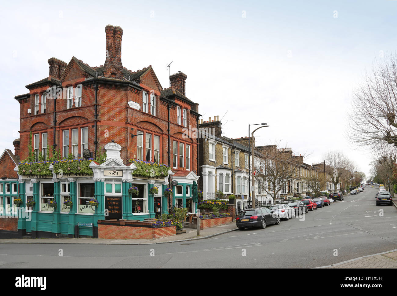 Skehlans, an Irish public house on the corner of Kitto Road in Nunhead