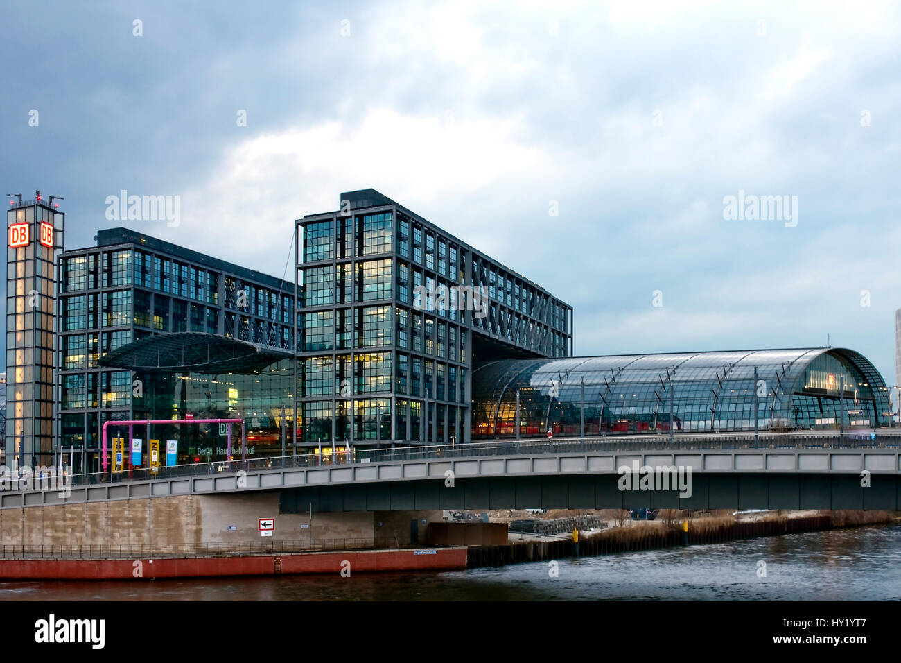 Berliner Hauptbahnhof Stock Photo