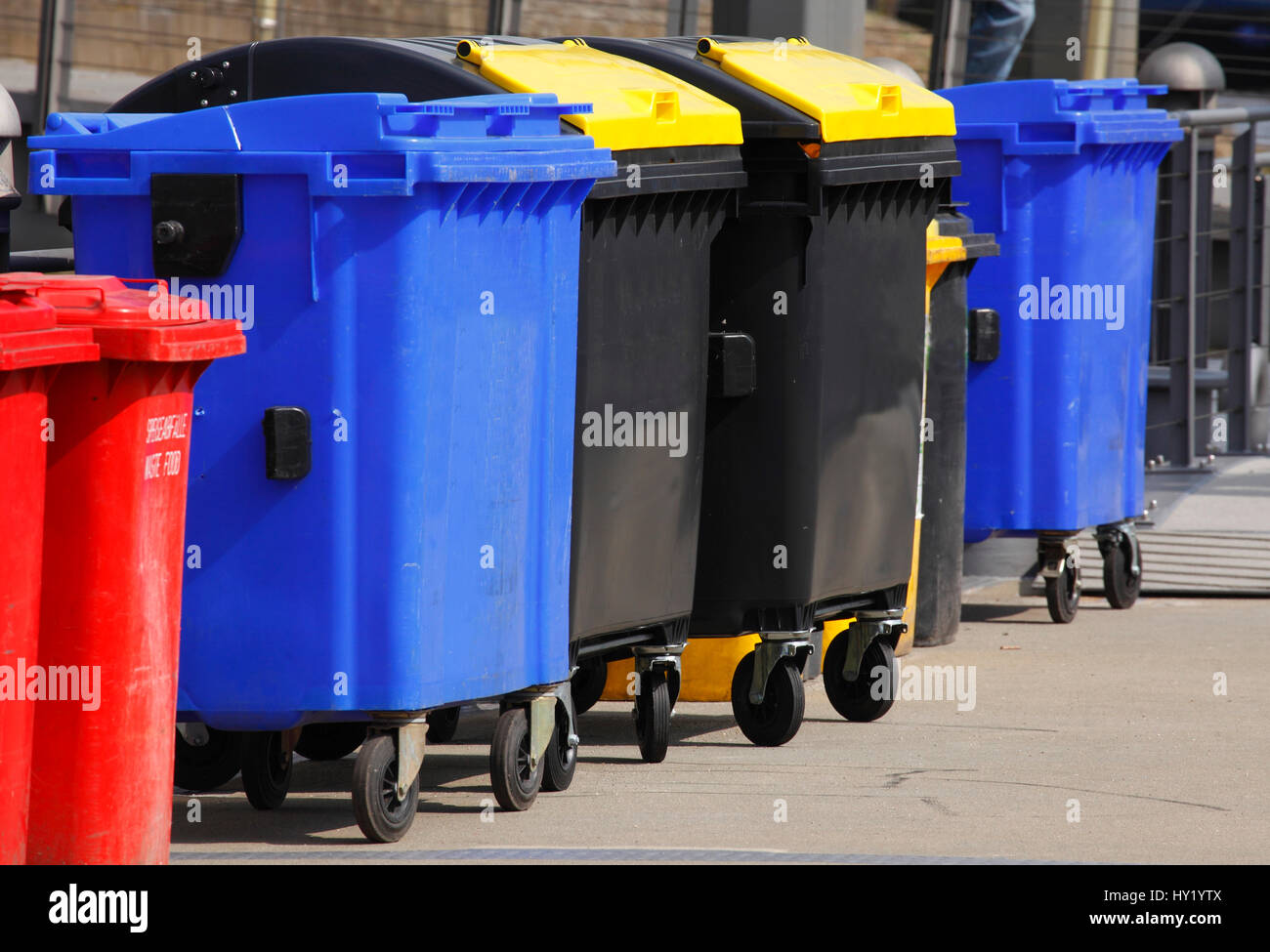 Recycling Bins, Bremen, Germany Stock Photo Alamy