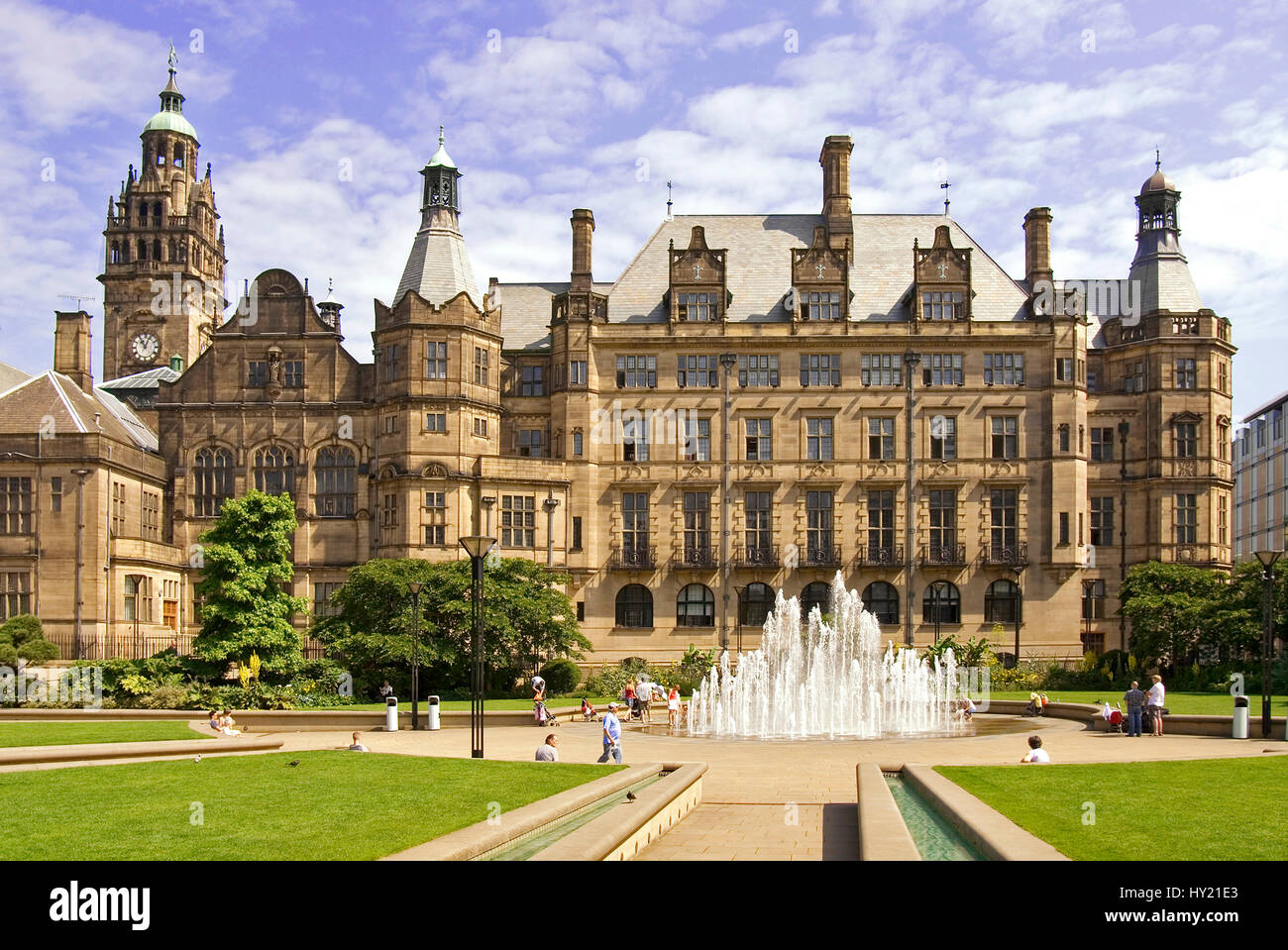 Sheffield Town Hall is a building in the City of Sheffield, England