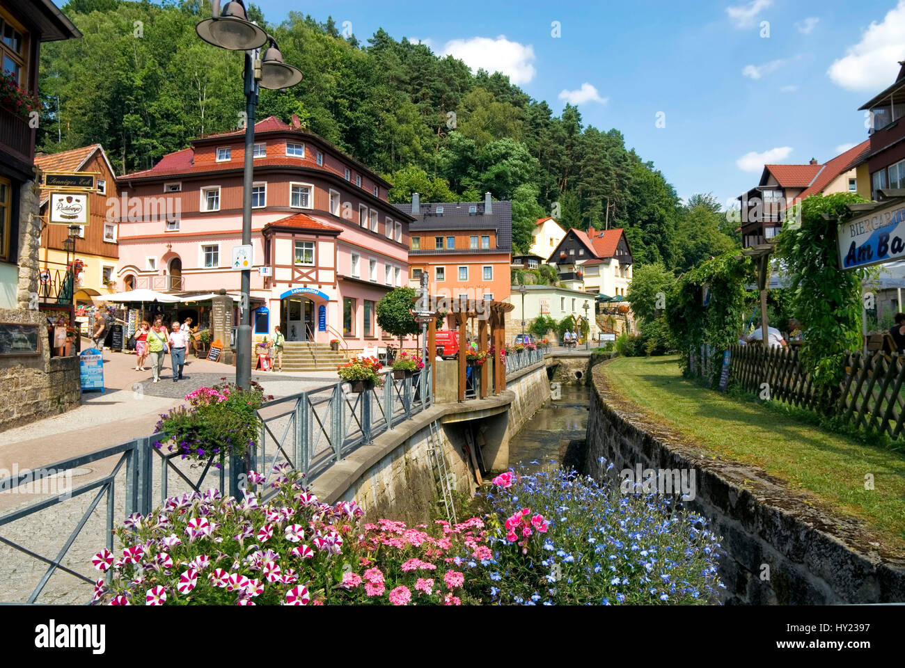 Kurort Rathen im Landkreis Saechsische SchweizOsterzgebirge im