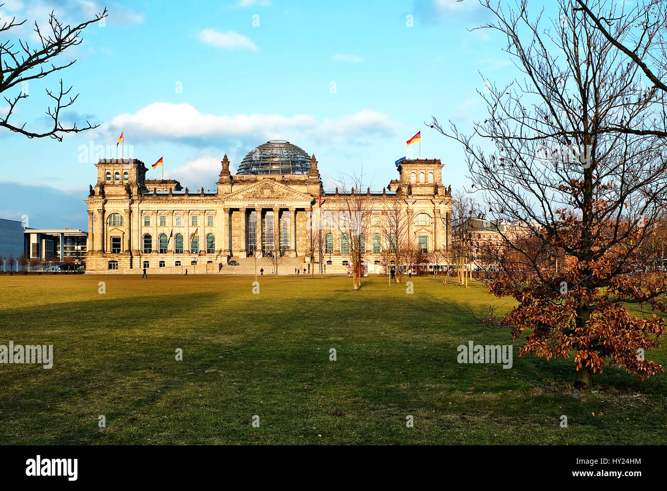 Der Reichstag in Berlin Stock Photo