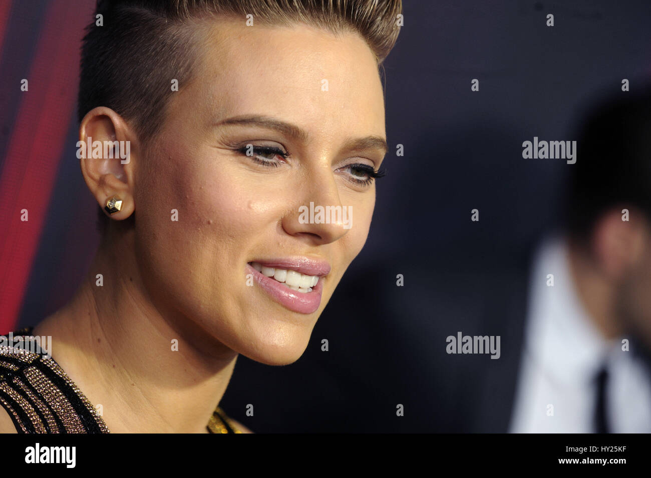 New York City. 29th Mar, 2017. Scarlett Johansson attends the 'Ghost in the Shell' premiere at AMC Lincoln Square 13 on March 29, 2017 in New York City. | Verwendung weltweit/picture alliance Credit: dpa/Alamy Live News Stock Photo