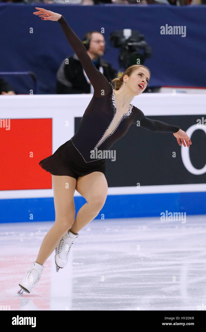 Helsinki, Finland. 31st Mar, 2017. Carolina Kostner (ITA) Figure