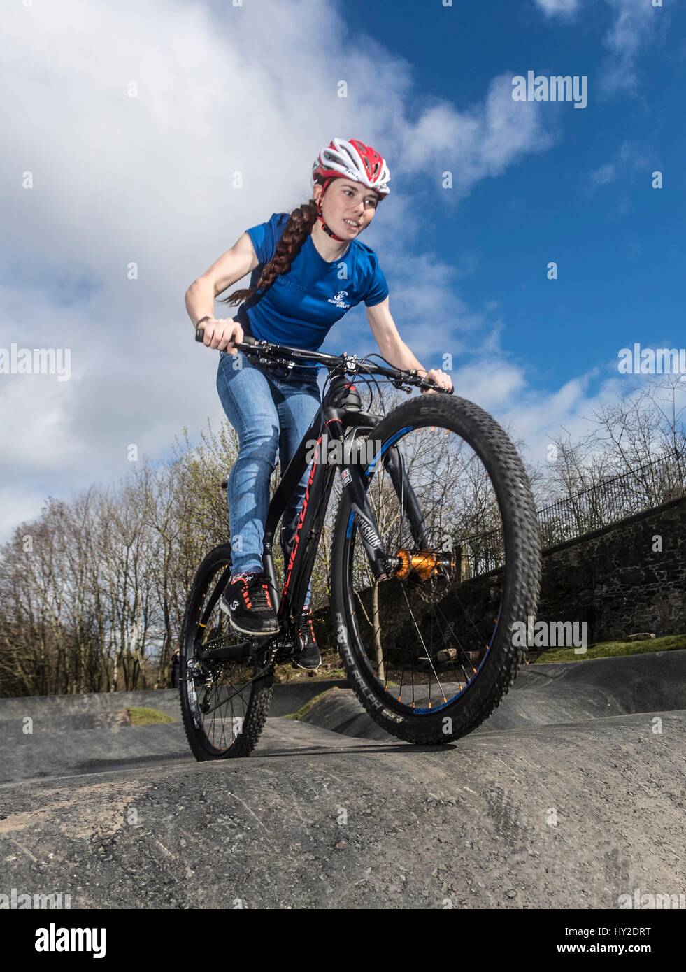Skelf bike park hires stock photography and images Alamy