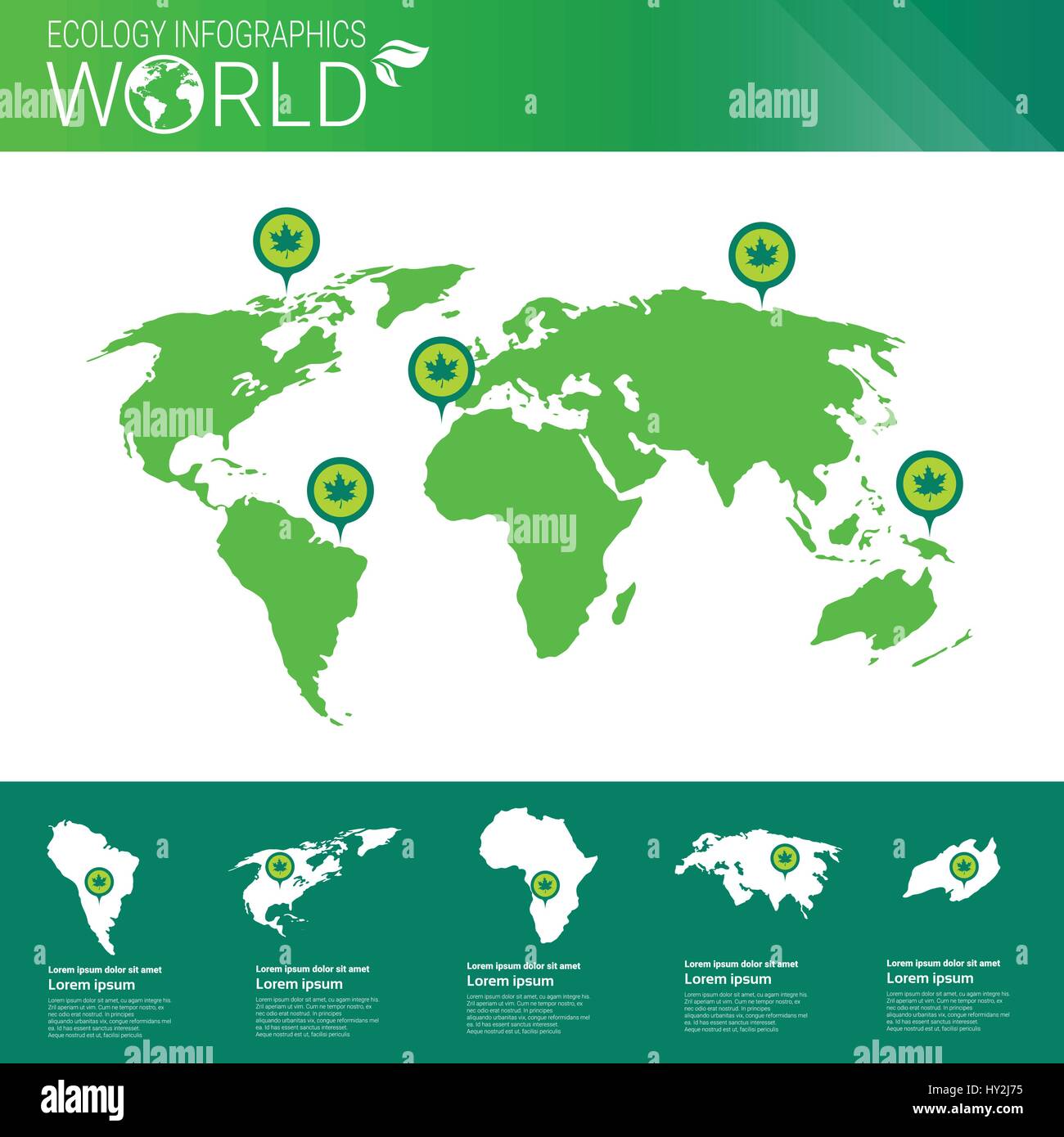 World Environment Protection World Environmental Protection Green Energy Ecology Infographics Banner ...