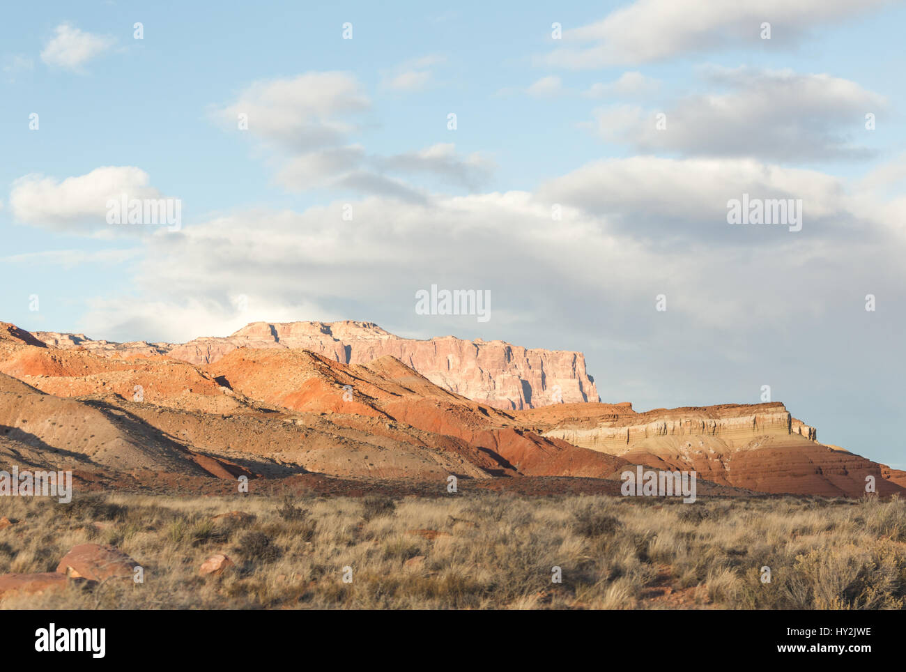 Remote desert landscape in northern Arizona, USA. Stock Photo