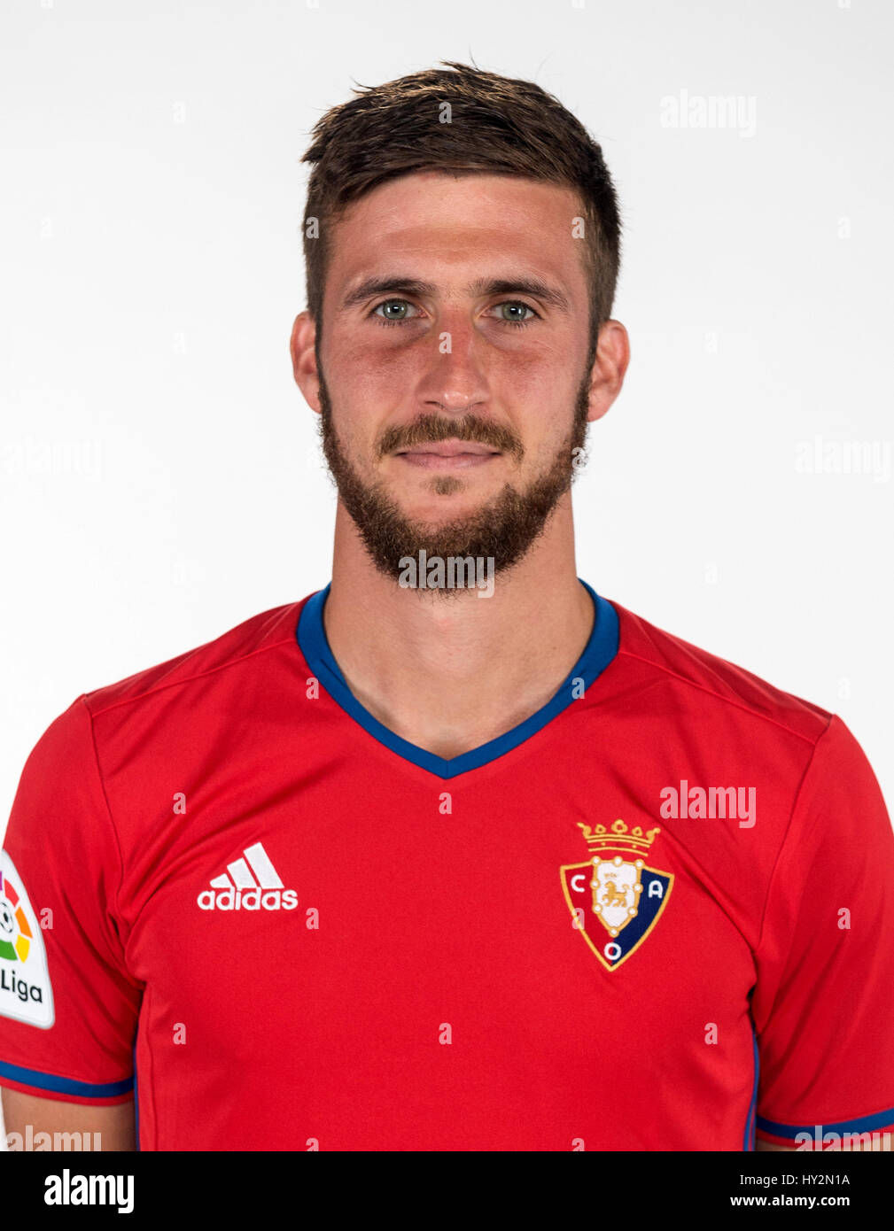 Spain - La Liga Santander 2016-2017 /  ( Club Atletico Osasuna ) -  Oier Sanjurjo Mate ' Oier ' Stock Photo