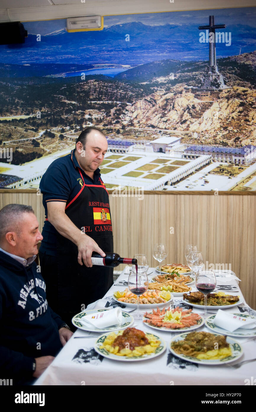 El Cangrejo bar restaurant in La Solana, Ciudad Real, Spain, pays homage to  Spanish dictator Francisco Franco Stock Photo - Alamy