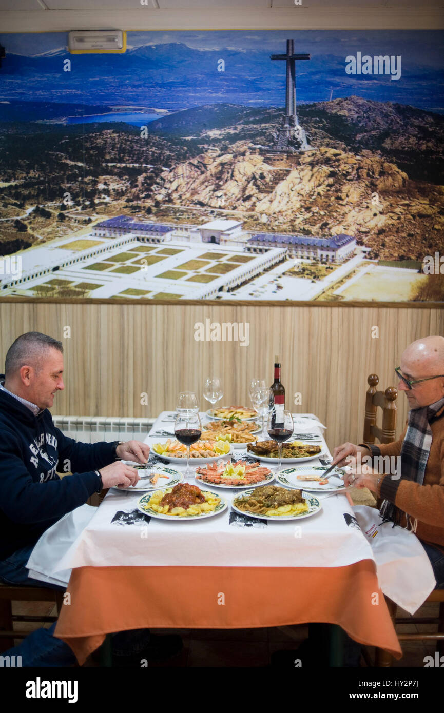 El Cangrejo bar restaurant in La Solana, Ciudad Real, Spain, pays homage to  Spanish dictator Francisco Franco Stock Photo - Alamy