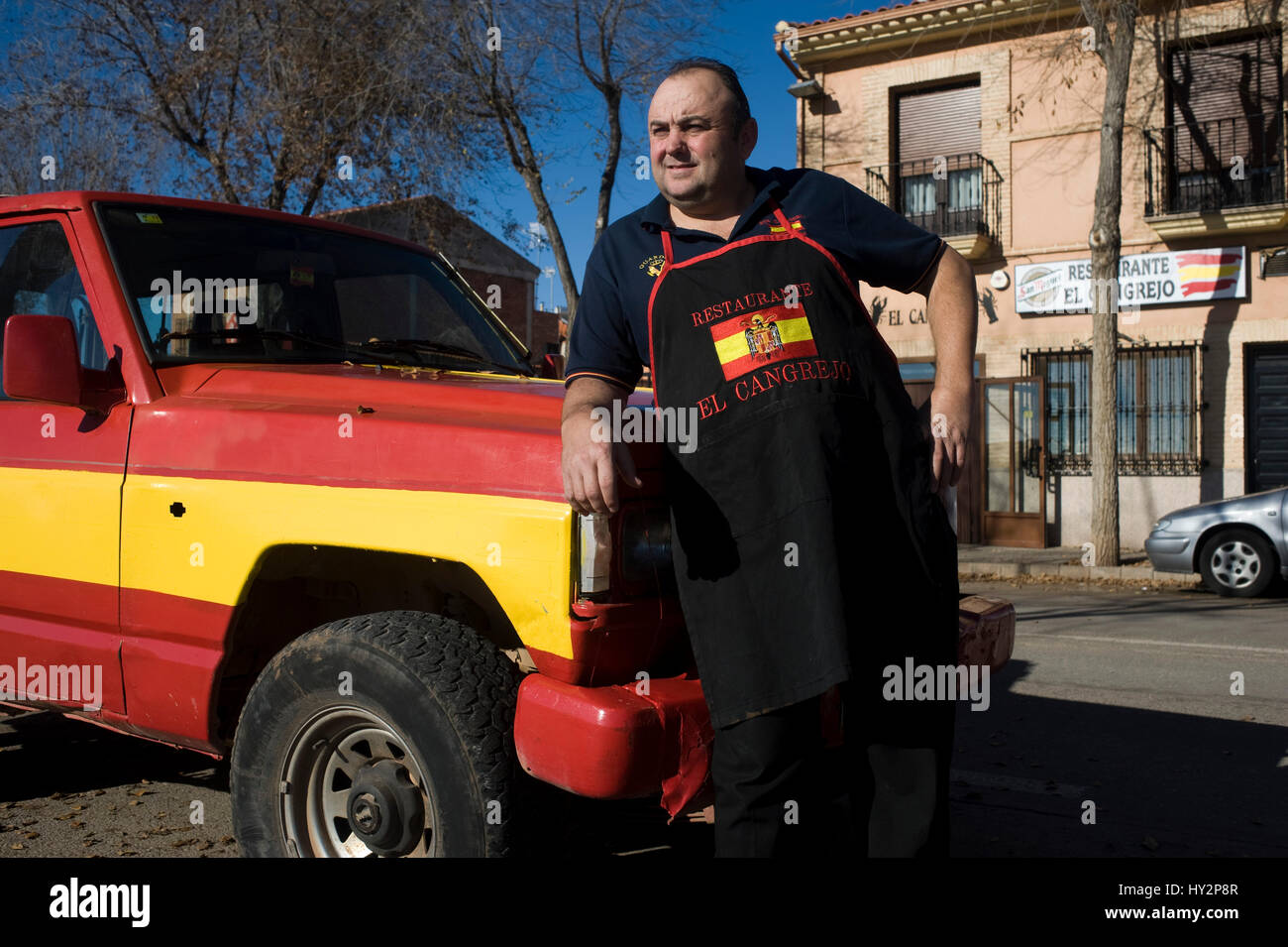 El Cangrejo bar restaurant in La Solana, Ciudad Real, Spain, pays homage to  Spanish dictator Francisco Franco Stock Photo - Alamy