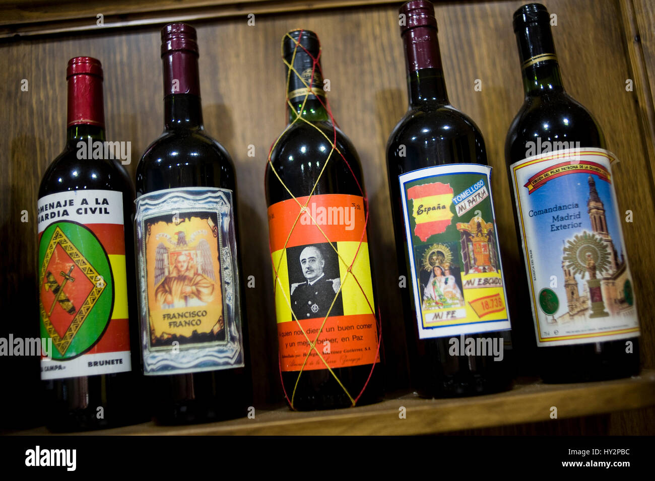 El Cangrejo bar restaurant in La Solana, Ciudad Real, Spain, pays homage to  Spanish dictator Francisco Franco Stock Photo - Alamy