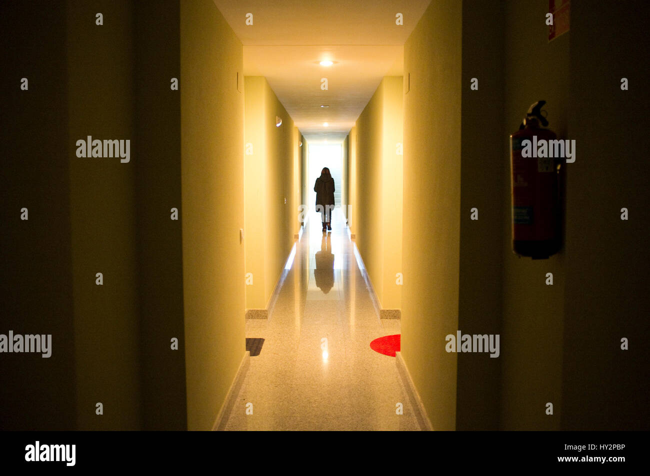 Almost abandoned neighbourhood in the outskirts of Avila, Spain. Most