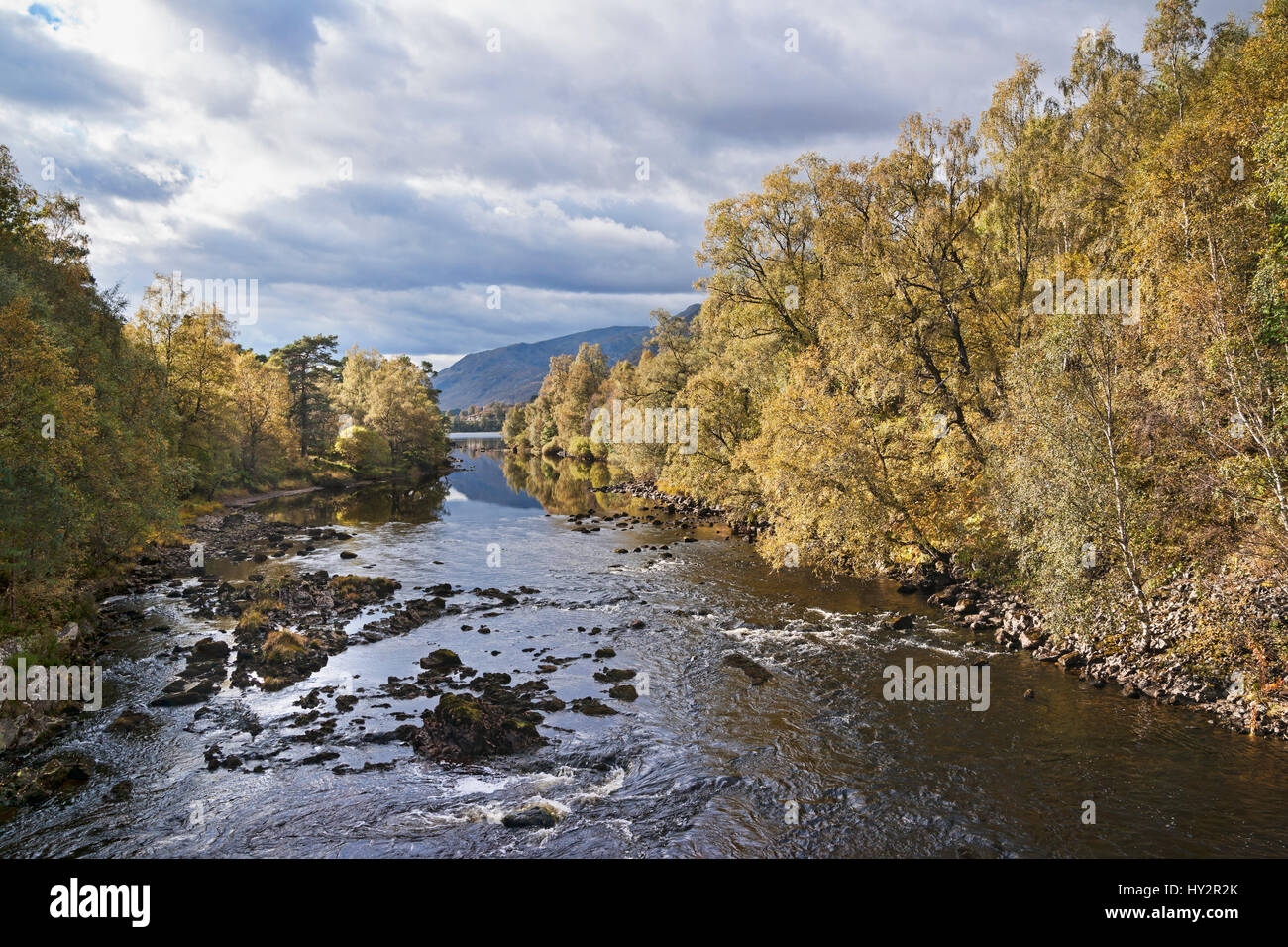 Glen Affric river Affric,  Inverness, Highland, Scotland, UK Stock Photo