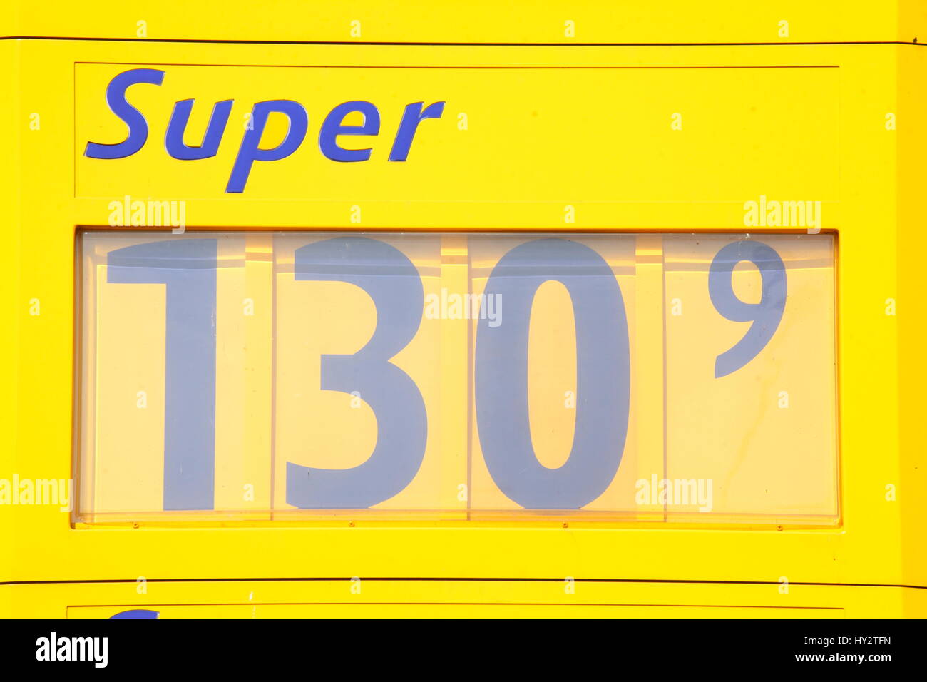 Electronic price display at a petrol station, Bremen, Germany, europe Stock Photo Alamy