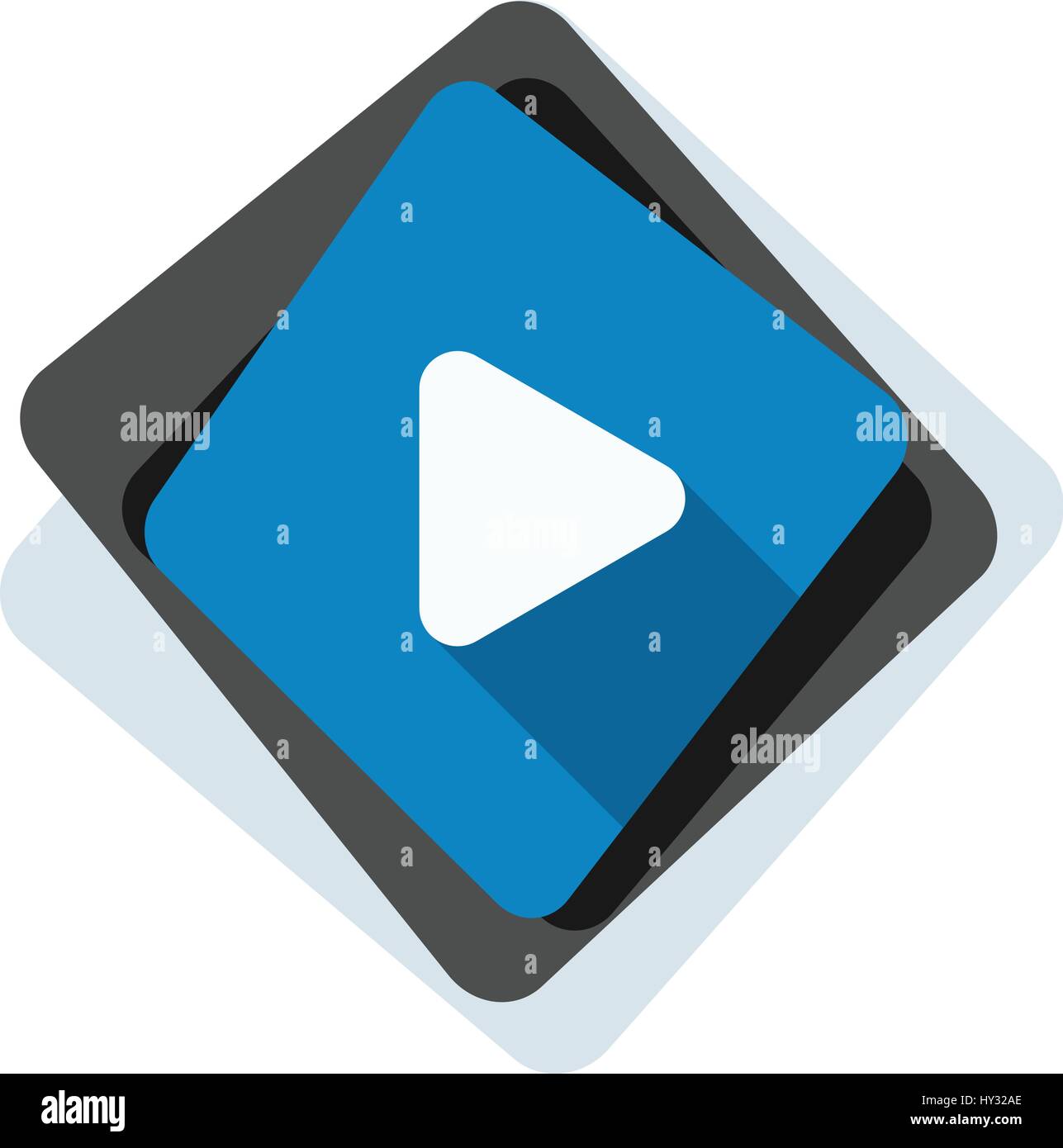 Play Button illustration Stock Vector Image & Art - Alamy