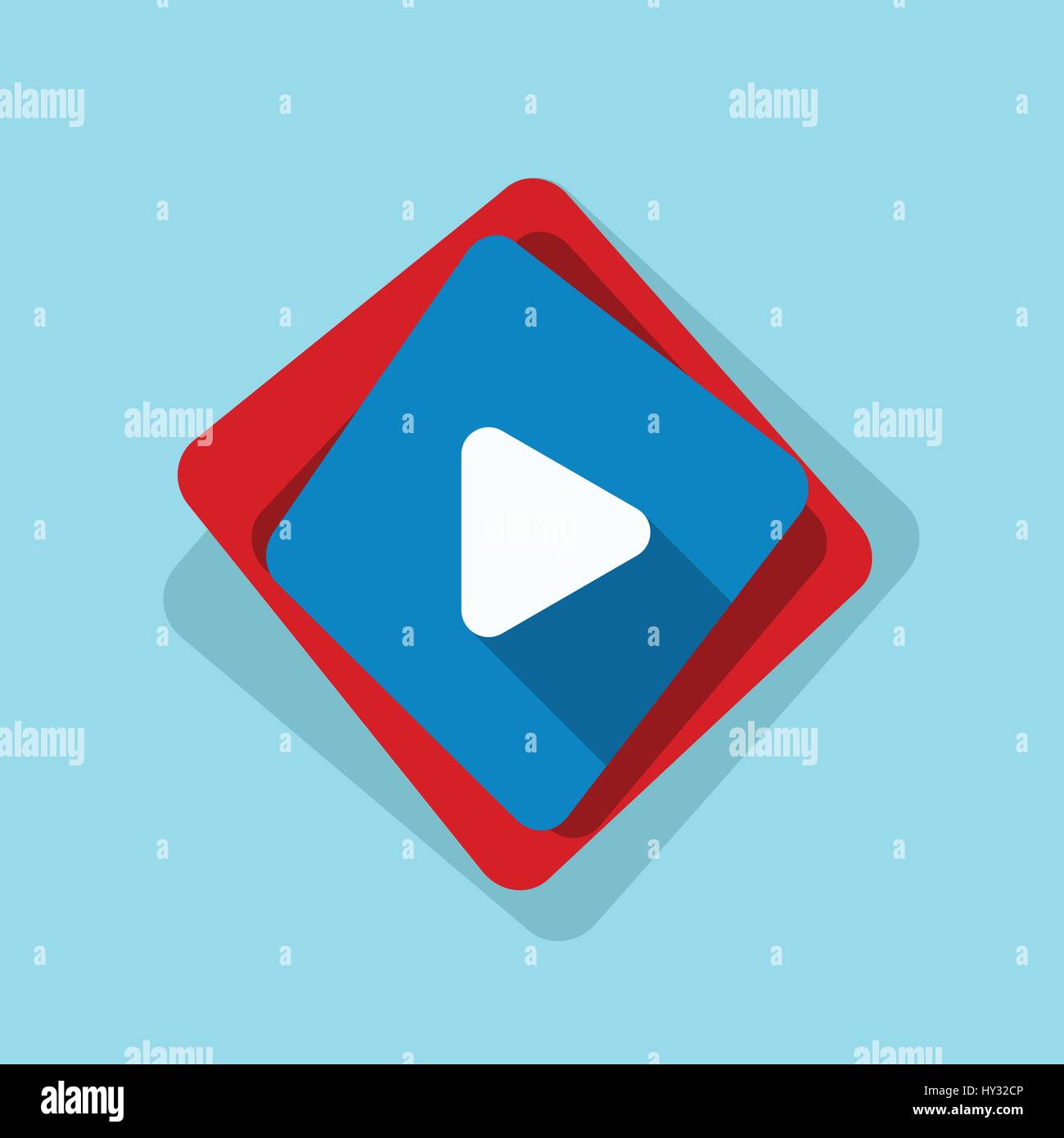 Play Button illustration Stock Vector Image & Art - Alamy