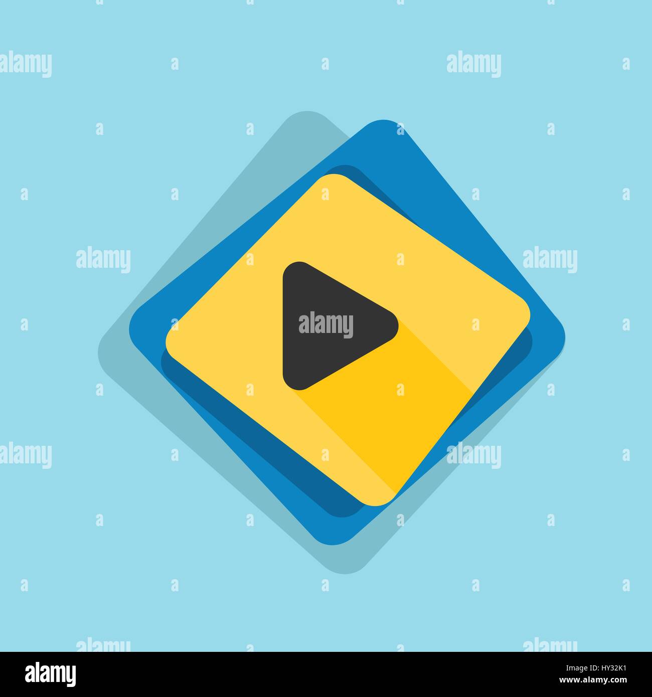 Play Button illustration Stock Vector Image & Art - Alamy