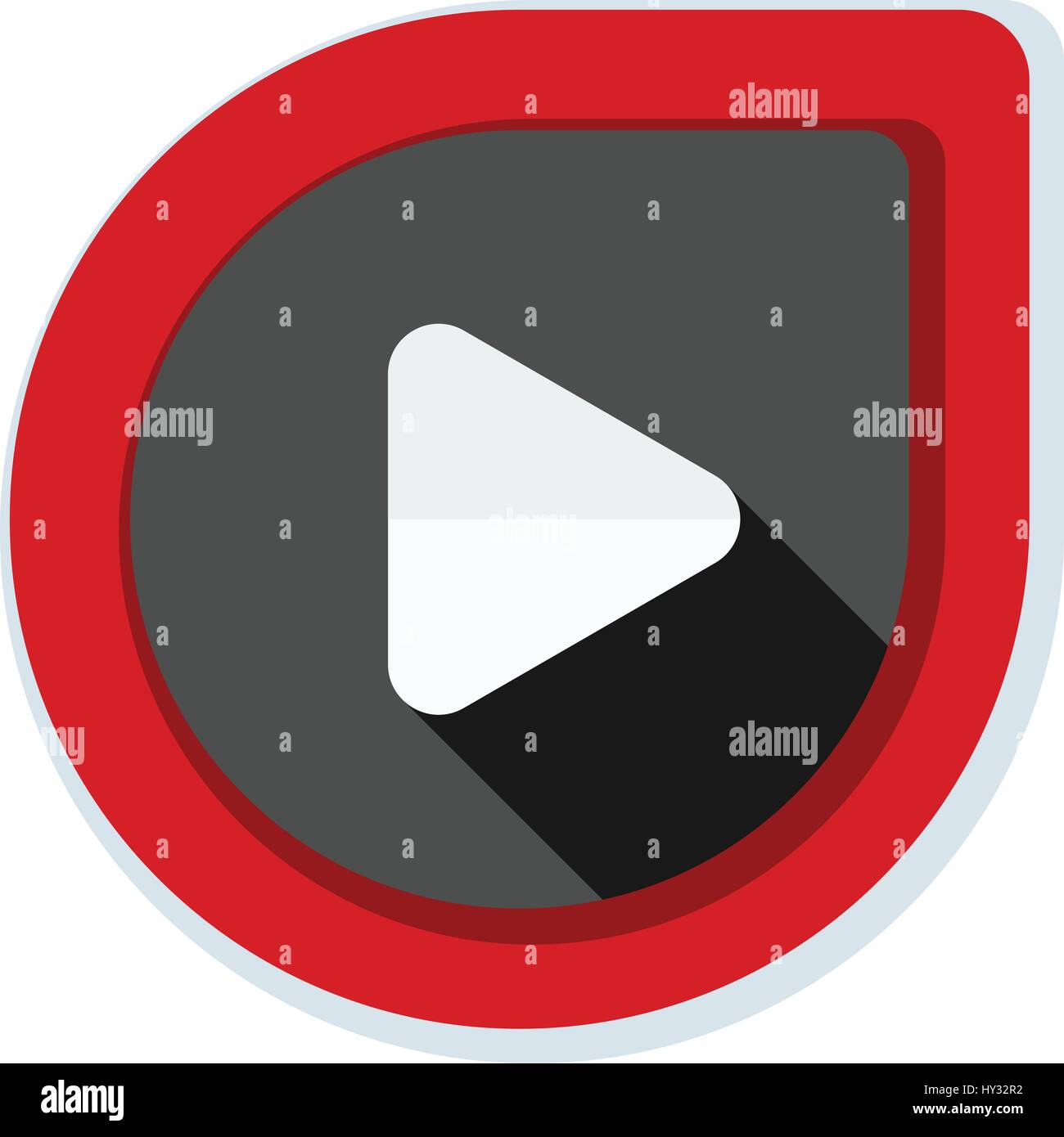 Play Button illustration Stock Vector Image & Art - Alamy