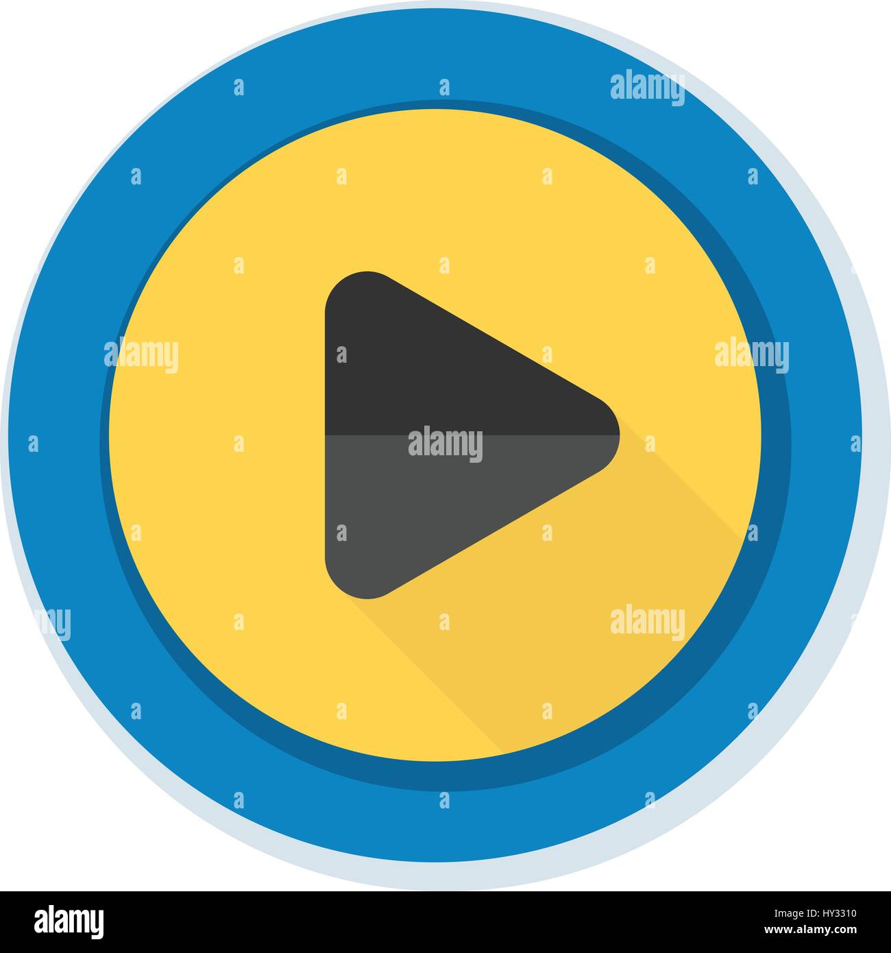 Play Button illustration Stock Vector Image & Art - Alamy