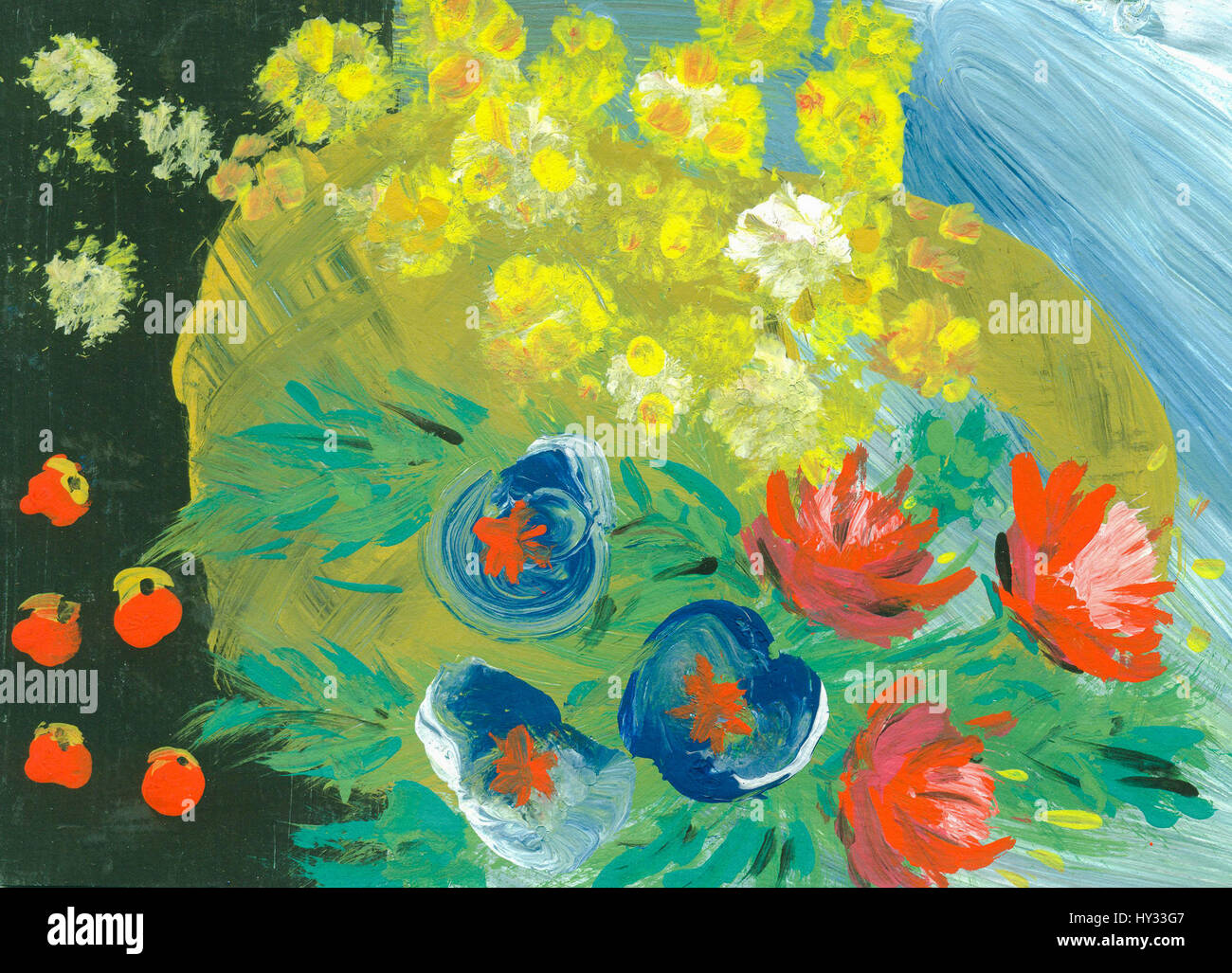 Gouache paint hi-res stock photography and images - Alamy