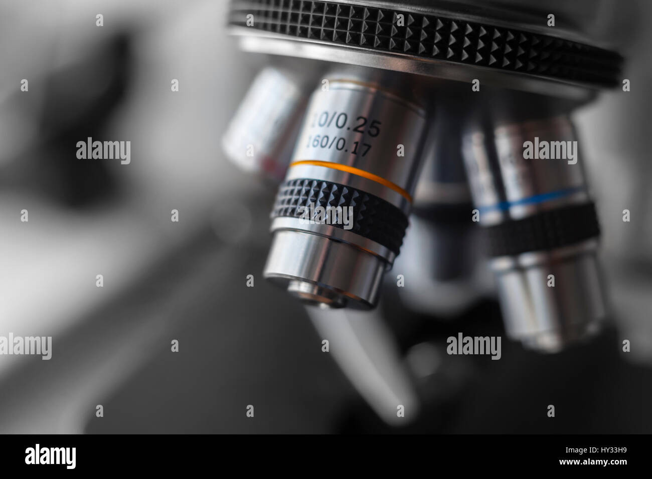 Laboratory Equipment Optical Microscope. Photo of a medical