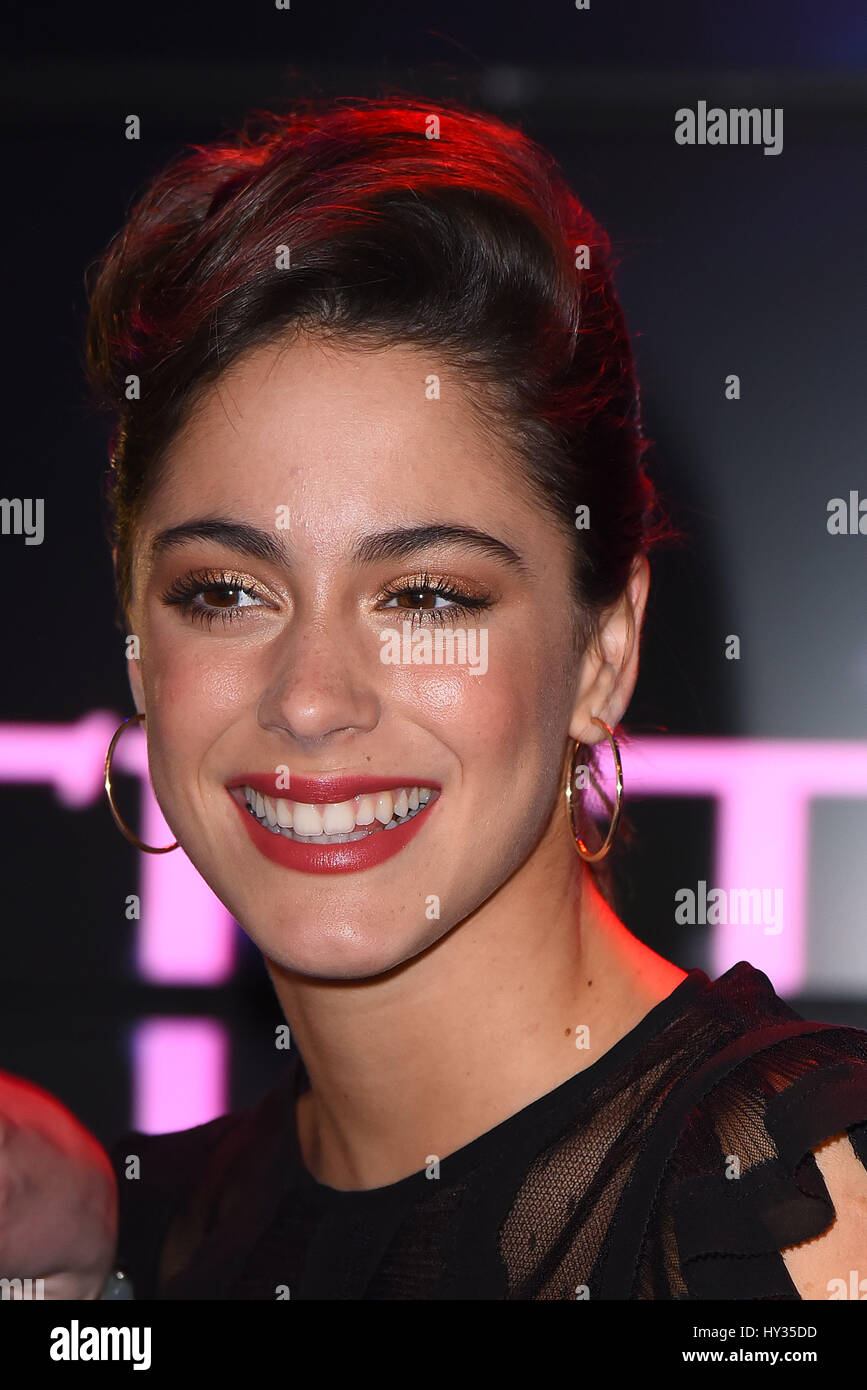 Violetta star Martina Tini Stoessel promotes her upcoming tour 'Got me started' during a signing session at Saturn Altstadt.  Featuring: Martina Tini Stoessel (Violetta) Where: Hamburg, Germany When: 28 Feb 2017 Stock Photo