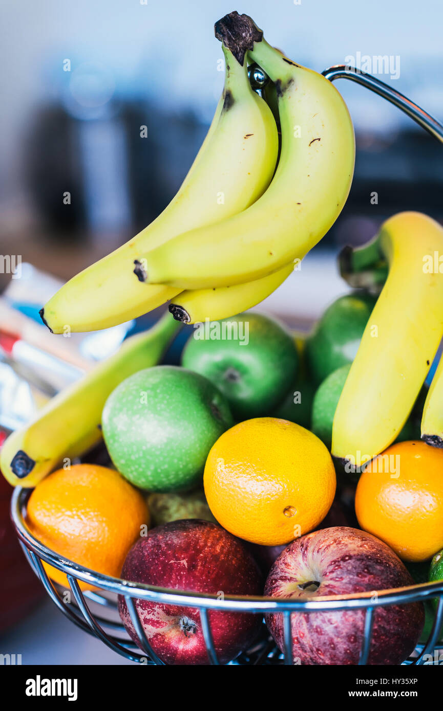 Exotic Fruit Bowl Stock Photo Alamy