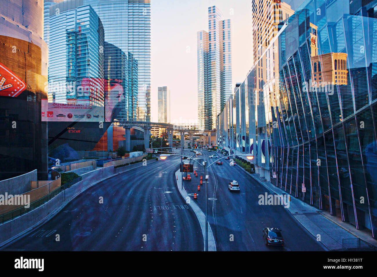 USA, Nevada, Las Vegas, Modern architecture of Las Vegas Stock Photo Alamy