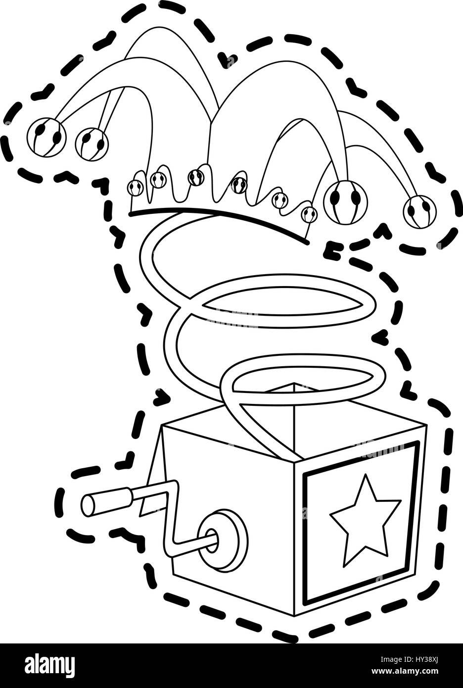 Jack in box icon image hi-res stock photography and images - Alamy