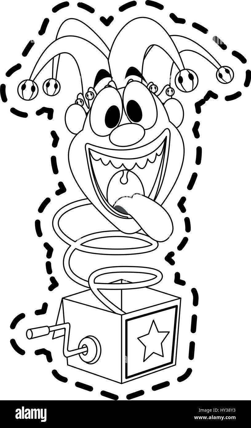 jack in the box toy icon image Stock Vector Image & Art - Alamy