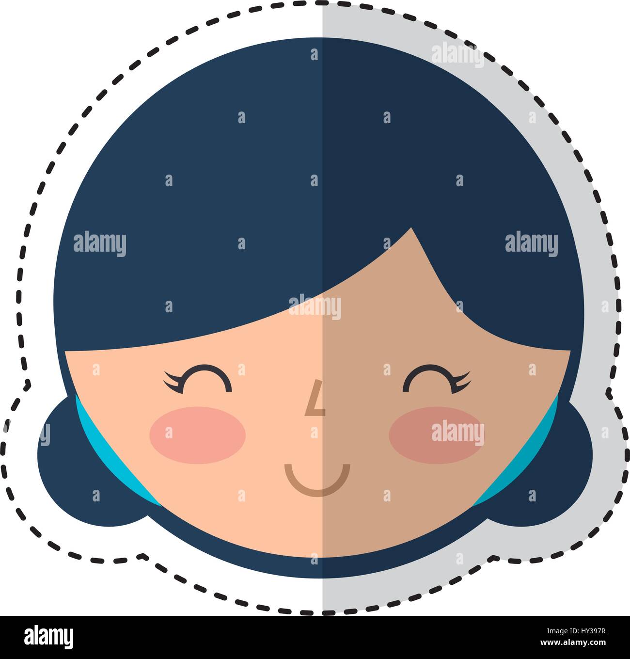 japanese doll head