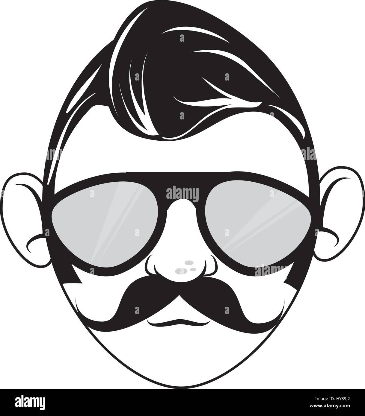 man character hipster style Stock Vector Image & Art - Alamy
