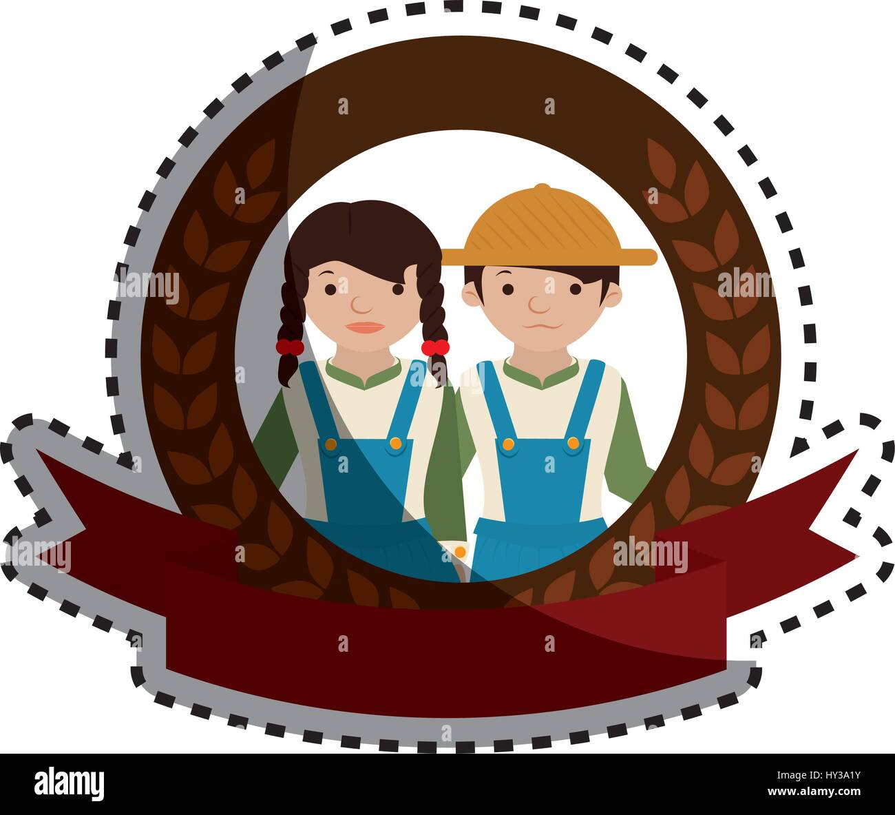 farmer avatar character icon Stock Vector Image & Art - Alamy