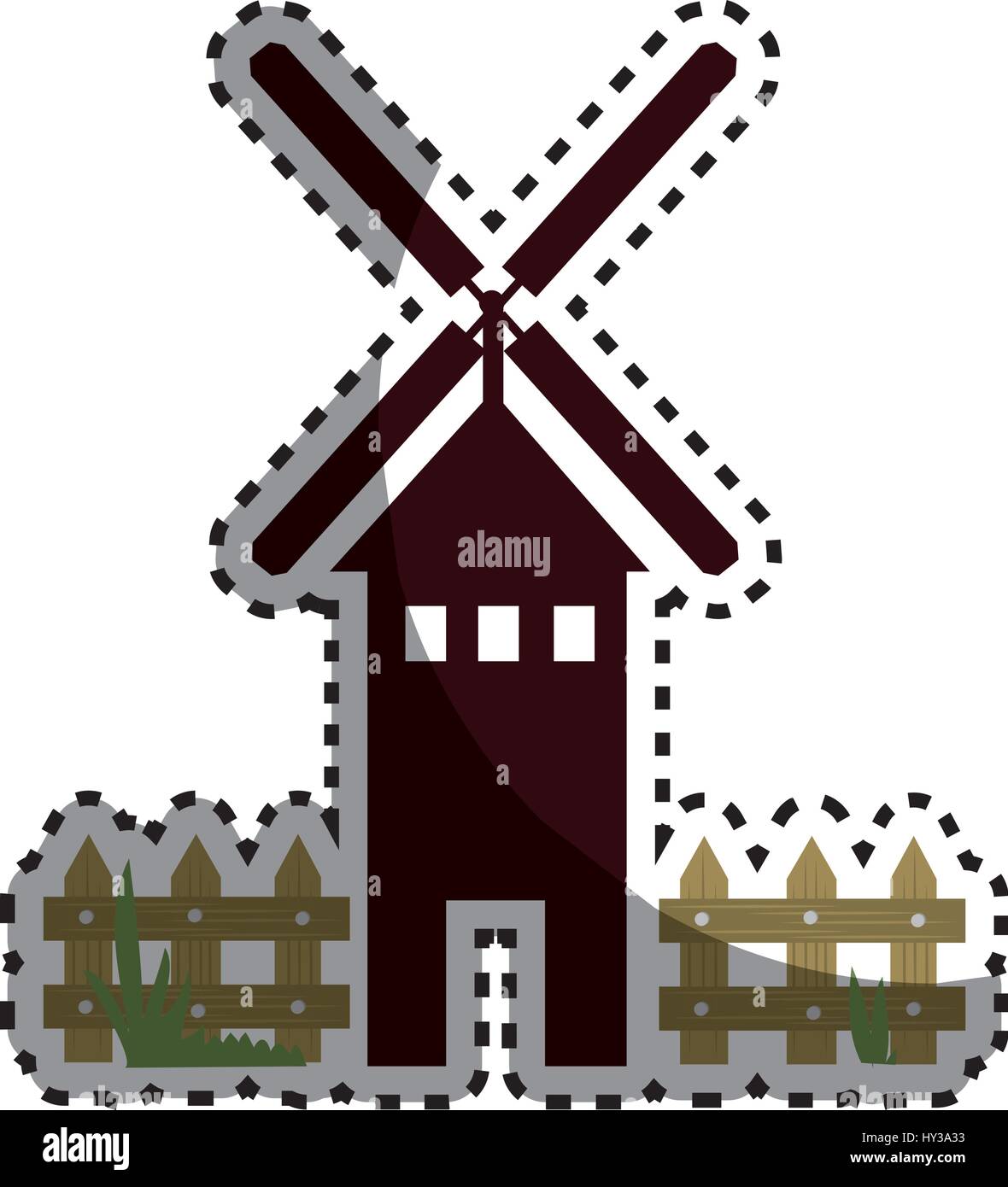 windmill energy isolated icon Stock Vector Image & Art - Alamy