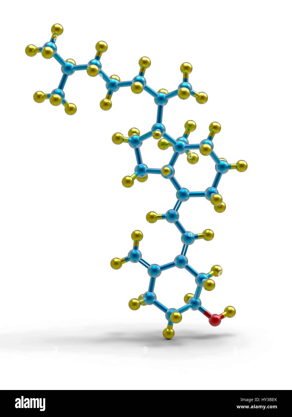 A Molecular Model Of Vitamin D3 Cholecalciferol A Form Of