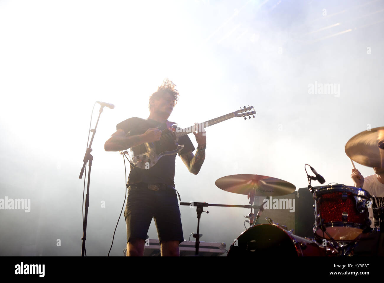 Barcelona Jun 2 Thee Oh Sees Band Perform In Concert At Primavera Sound 16 Festival On June 2 16 In Barcelona Spain Stock Photo Alamy