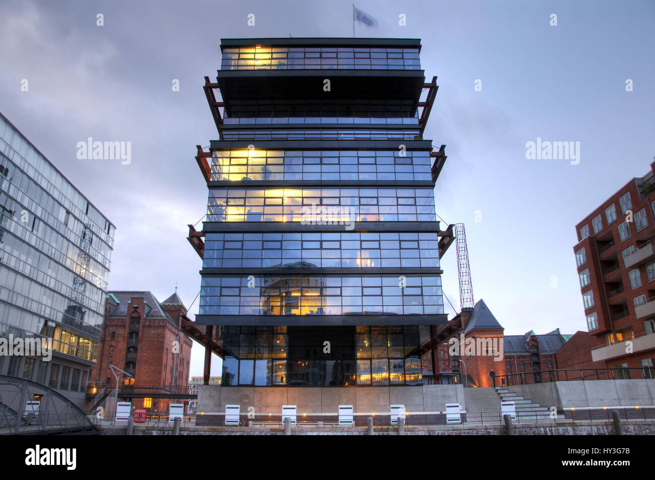 The European headquarters of the shipping company of China Shipping in