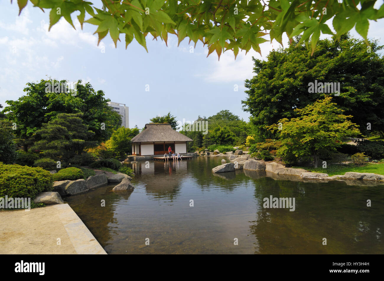 Japanese Garden In The Park Planning Un Blomen In Hamburg Germany
