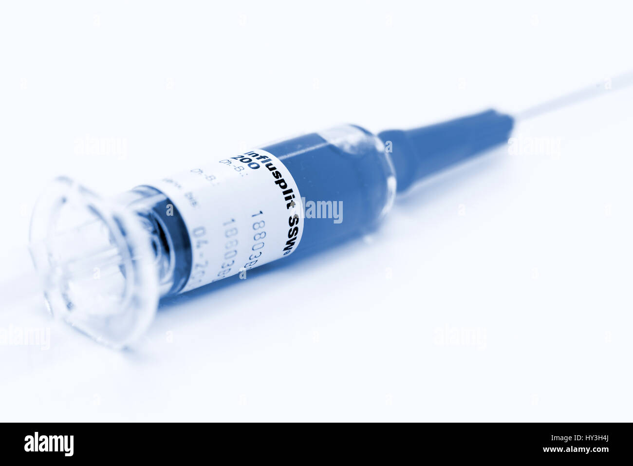 Vaccination syringe, vaccination, Impfspritze, Impfung Stock Photo